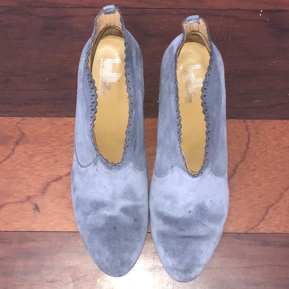 belle by sigerson morrison vero cuoio blue bootie